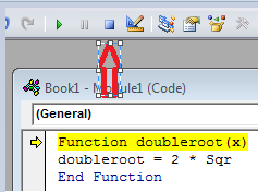 Correcting the error in doubleroot