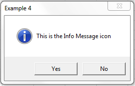 The Info Message Icon