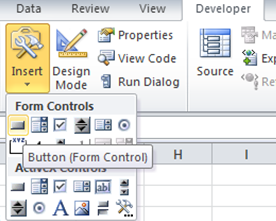 Adding Buttons to the spreadsheet