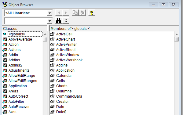 The Object Browser