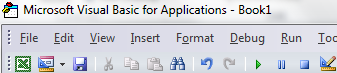 Running and stopping a macro