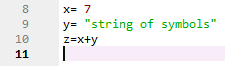 An example of some faulty code