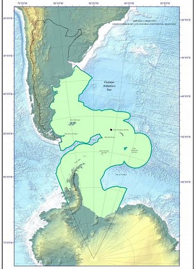 New map from Argentine Foreign Ministry, 28 March 2016