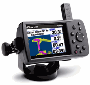GPS with route planning