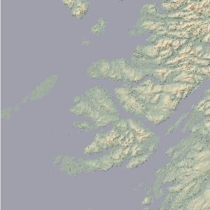 DEM imported from 4000x4000 ArcGIS ASCII file
