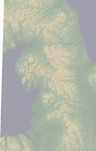 SRTM DEM of Northern England