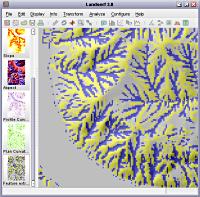 Zoomed in portion of the feature classification map