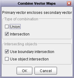 Vector combination options