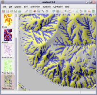 Zoomed in portion of the feature classification map