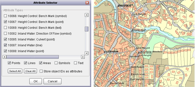 Ordnance Survey attribute selection and Mastermap output