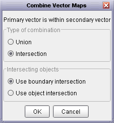 Vector combination options