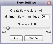 Flow accumulation options