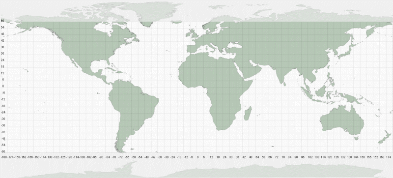 SRTM coverage